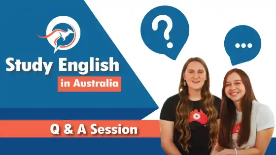 Frage-und-Antwort-Sitzung zum Englischlernen in Australien