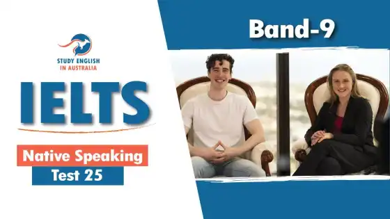 IELTS Native Speaking Test 25 with Extended Part One 샘플 질문 및 답변