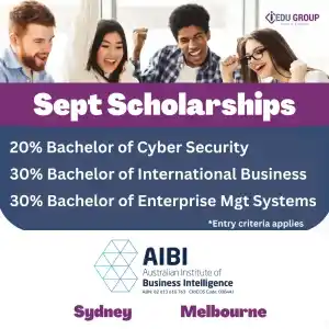 AIBI Scholarships for September 2023 - Apply now